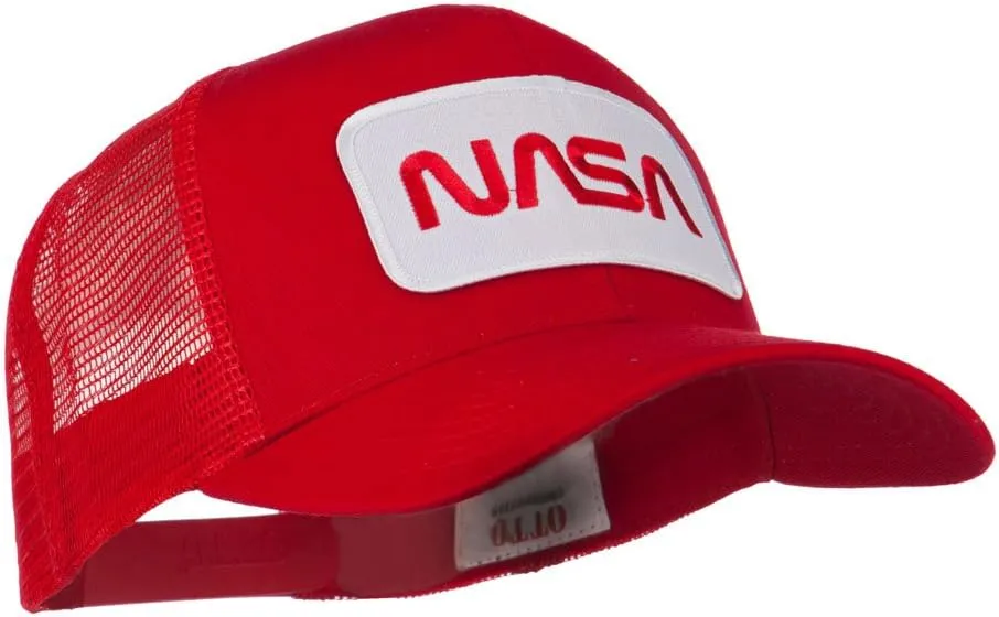 e4Hats.com NASA Logo Embroidered Patched Mesh Back Cap