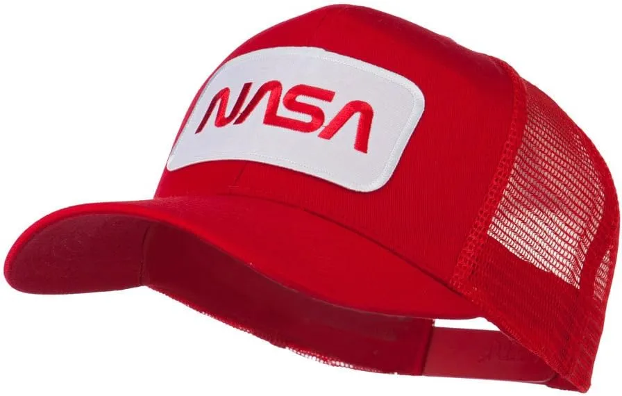 e4Hats.com NASA Logo Embroidered Patched Mesh Back Cap