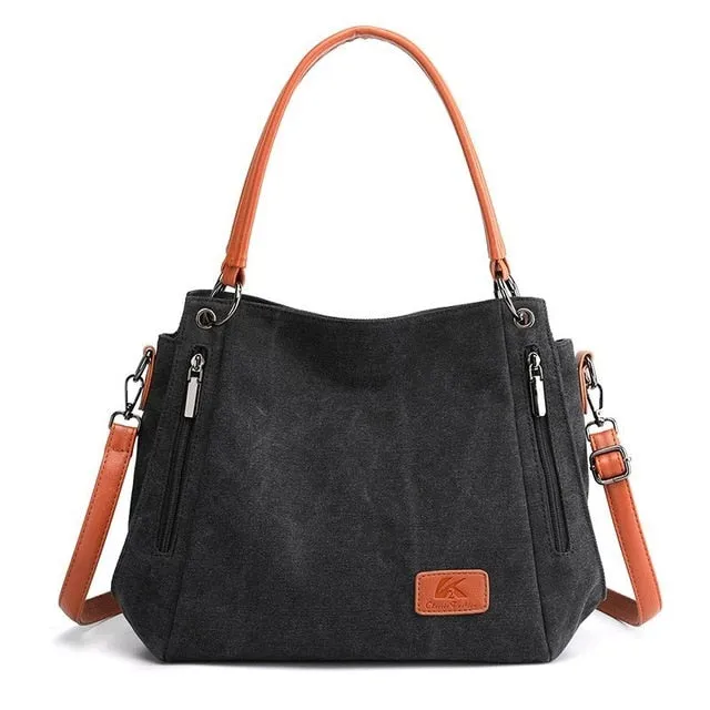 Elegant Designer Canvas Crossbody Bag - A Statement of Luxury for Women