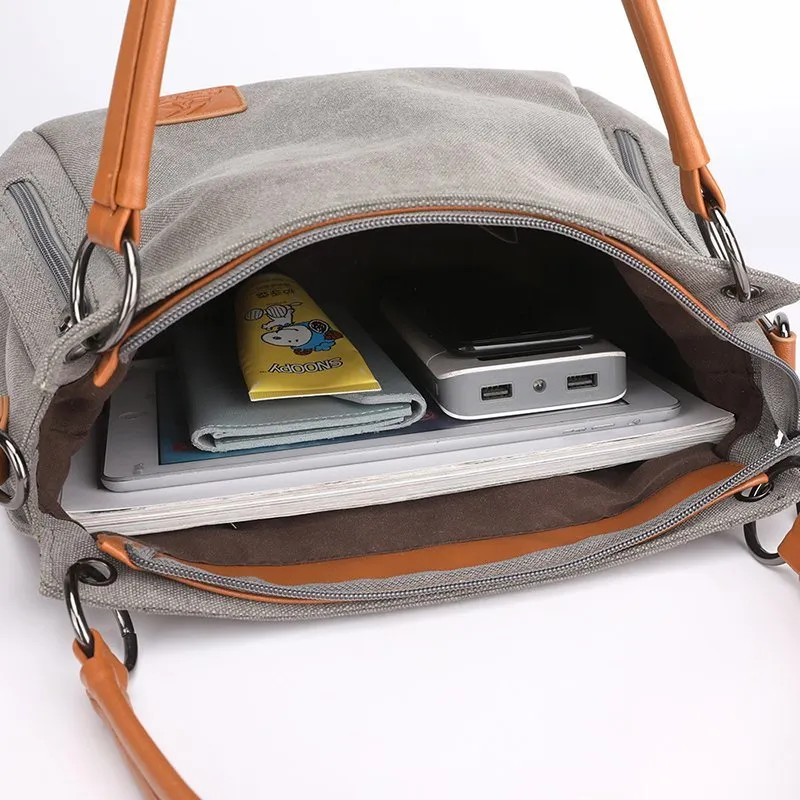 Elegant Designer Canvas Crossbody Bag - A Statement of Luxury for Women