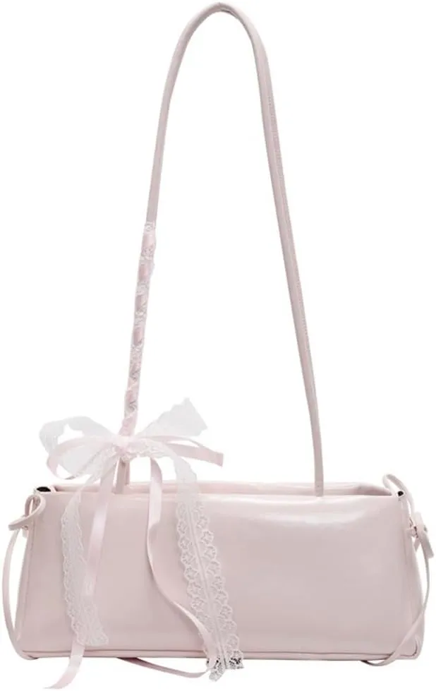 Elegant Shoulder Bags for Women Retro Classic Small Purse with Lace Detailing Trendy Handbags with Large Capacity