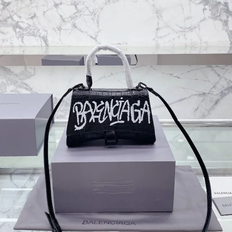 ESMEE - Hourglass Graffiti Bag Black