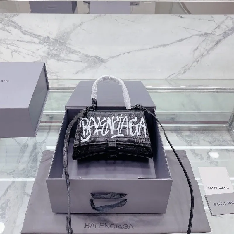 ESMEE - Hourglass Graffiti Bag Black