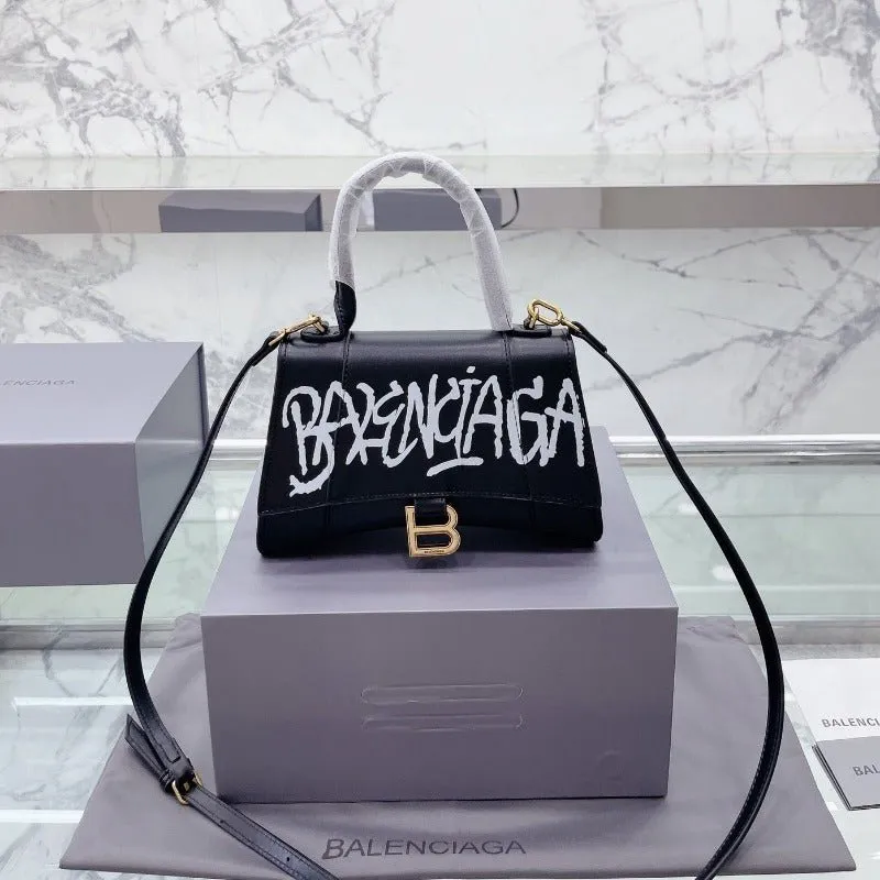 ESMEE - Hourglass Graffiti Bag Black