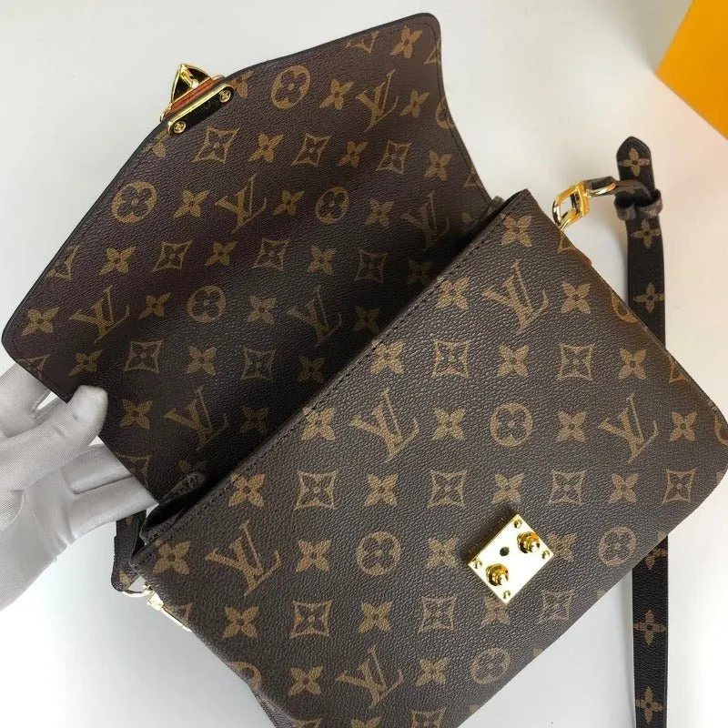 ESMEE - Pochette Métis Monogram Bag Brown