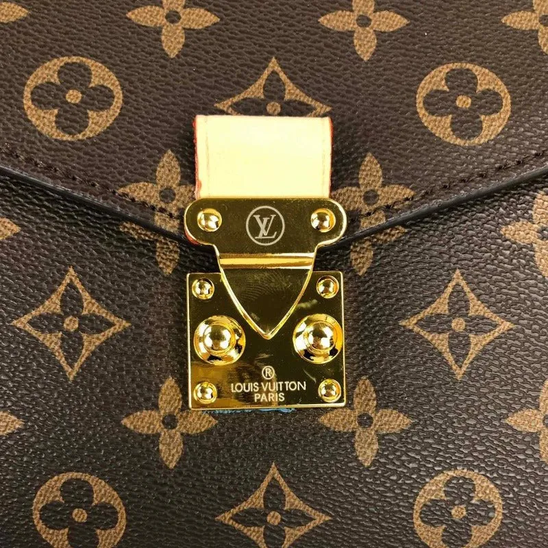 ESMEE - Pochette Métis Monogram Bag Brown