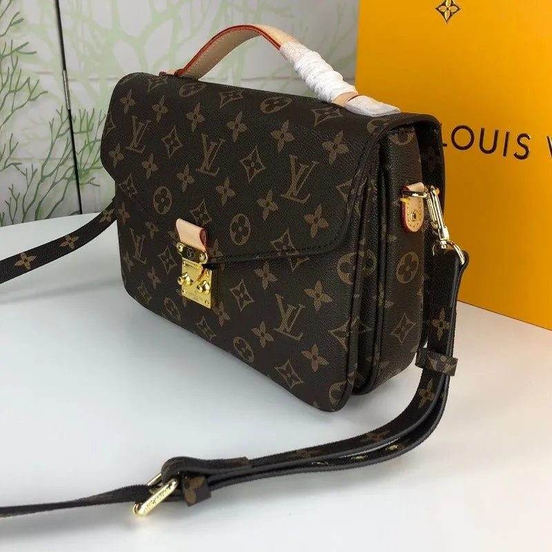 ESMEE - Pochette Métis Monogram Bag Brown