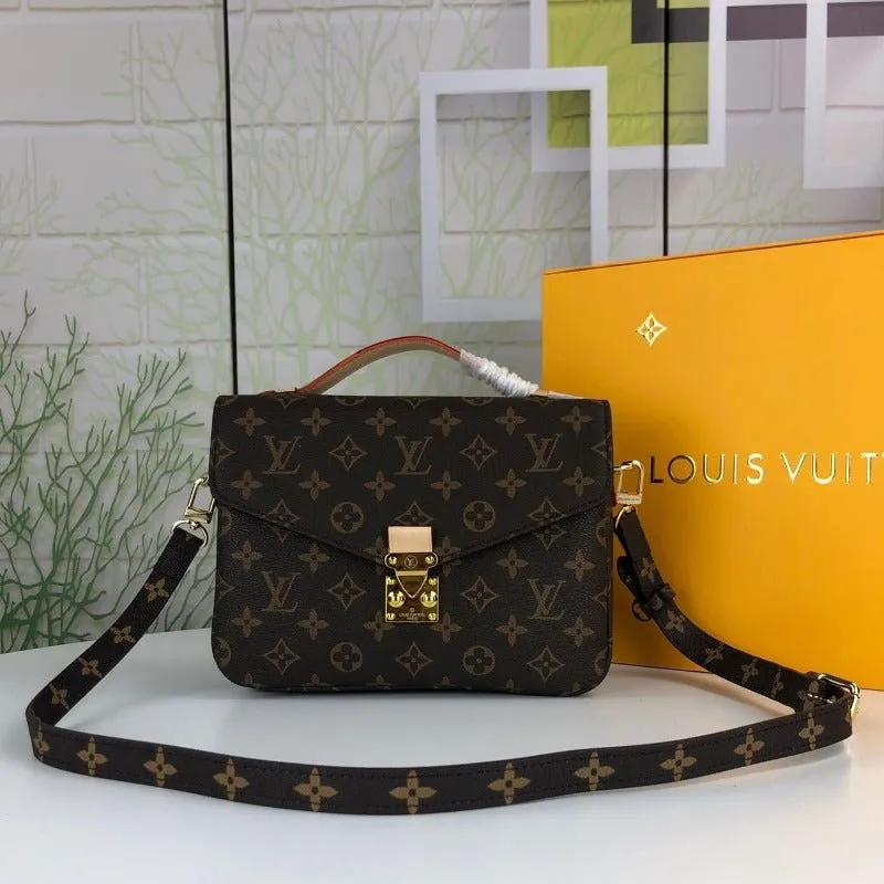 ESMEE - Pochette Métis Monogram Bag Brown