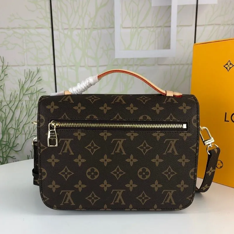 ESMEE - Pochette Métis Monogram Bag Brown
