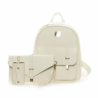 Fashion Composite Leather Backpack for Women