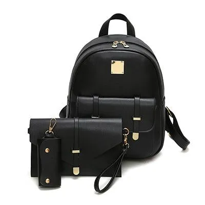 Fashion Composite Leather Backpack for Women