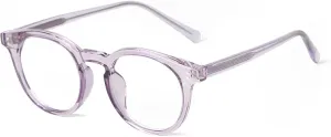 Fashion Rivet Blocking Glasses Women Classics Cp Inner Temple Small Round Eyewear Men