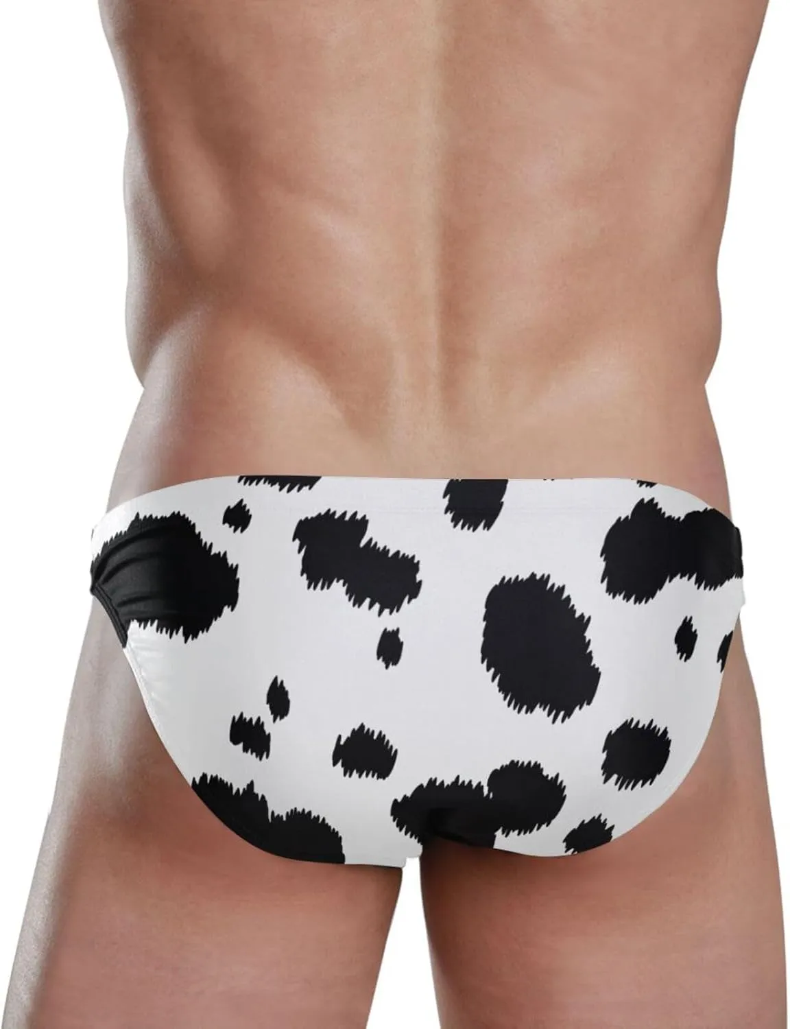 Fire Flame Mens Vintage Swim Briefs Sexy Bikini Swimwear Quick Dry Retro Swimsuit with Drawstring