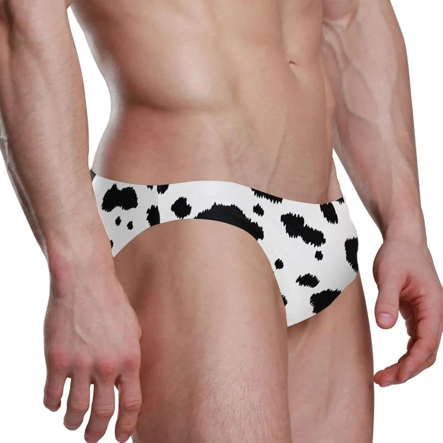 Fire Flame Mens Vintage Swim Briefs Sexy Bikini Swimwear Quick Dry Retro Swimsuit with Drawstring