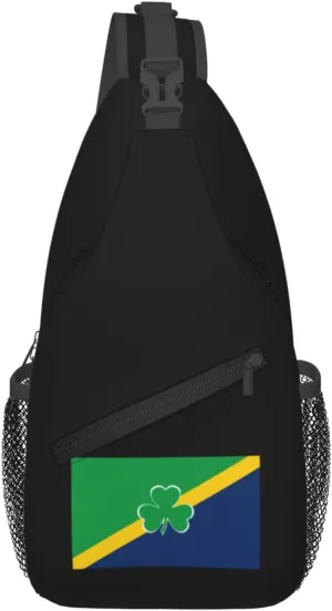 Flag Of Houston County, Tennessee Crossbody Bags For Women Men Chest Backpack Gym Shoulder Bag Travel Outdoor Sports Casual Crossbody Bags