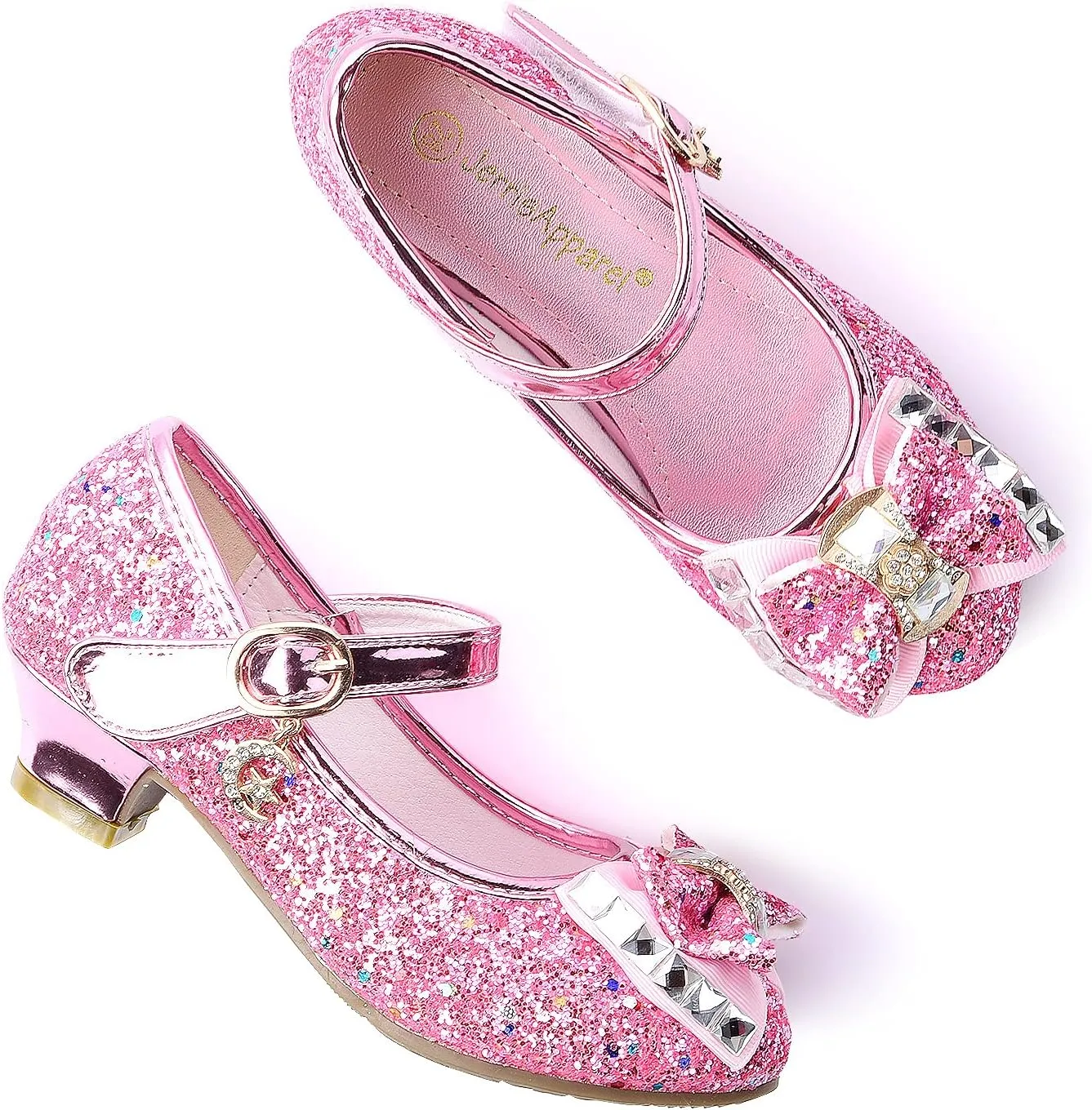 Flower Girls Princess Costume Party Dress Glitter Shoes Mary Janes
