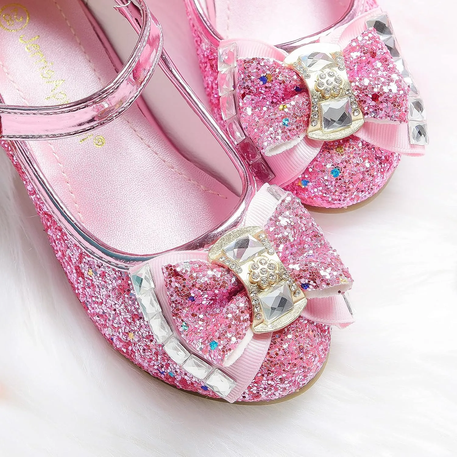 Flower Girls Princess Costume Party Dress Glitter Shoes Mary Janes