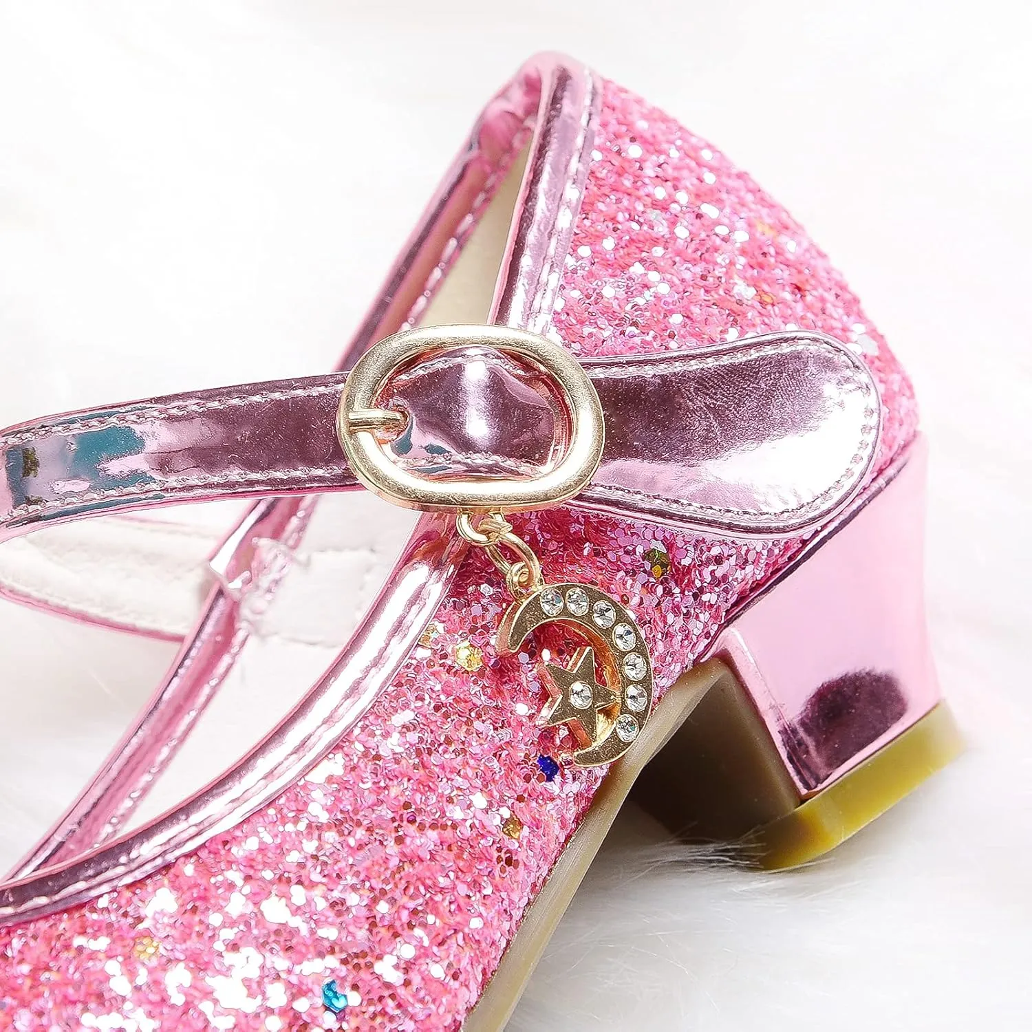 Flower Girls Princess Costume Party Dress Glitter Shoes Mary Janes