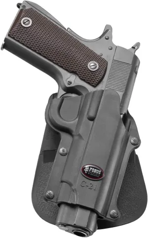 Fobus C21 Standard Holster for 1911 Style Pistols Without Rail,