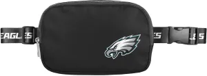 FOCO NFL Large Black Team Wordmark Crossbody Belt Bag Tote Bag Purse