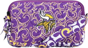 FOCO NFL Team Logo Quilted Printed Crossbody Purse Bag
