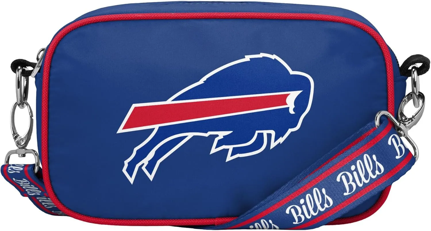 FOCO NFL Team Logo Solid Crossbody Bag