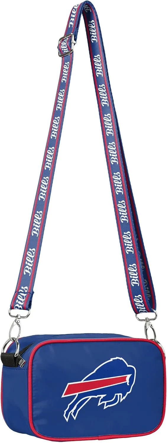 FOCO NFL Team Logo Solid Crossbody Bag