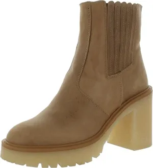 Free People Womens Leather Booties
