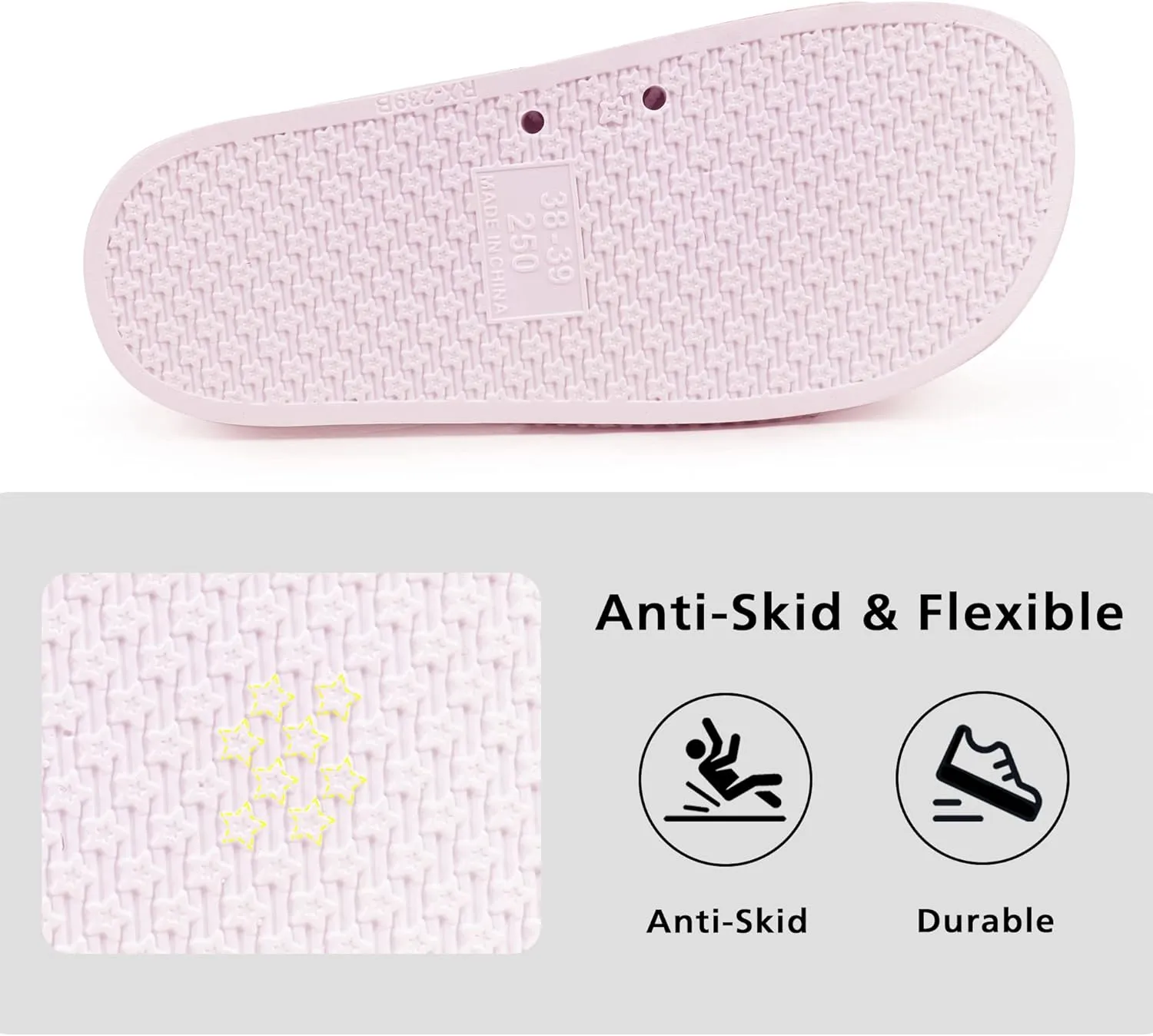 Fur Story Womens Slides House Slippers Rhinestone Glitter Slides Cute bling Flat for Women Platform Sandals Cozy Bedroom Slippers Shower Shoes