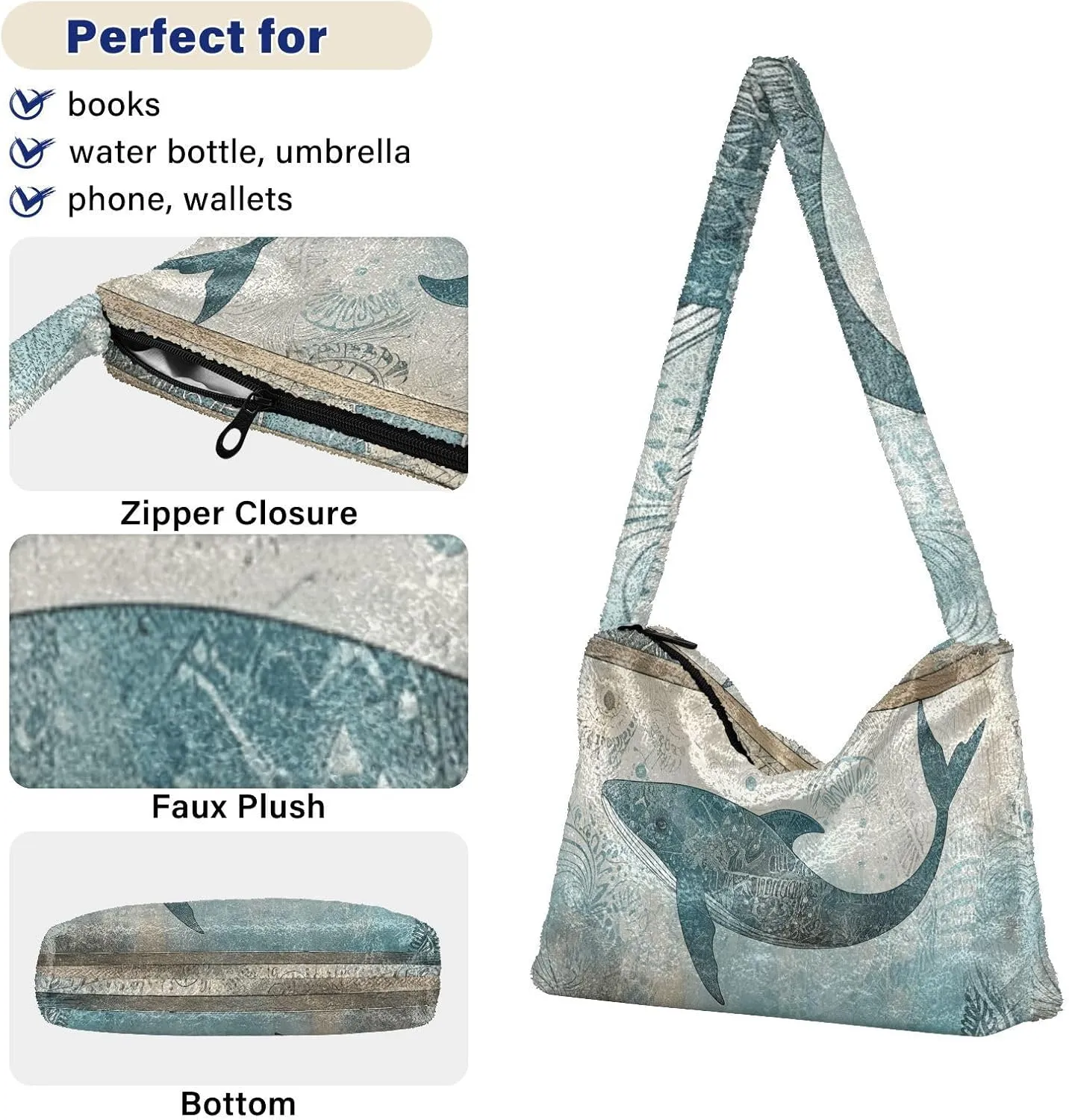 GAIGEO Pink Flamingos Women's Bag, Women's Handbags, Crossbody Bookbag for Women