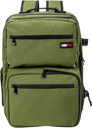 G&BPRO Full Size Backpack with Extending Tray System | All-in-one Mobile Workstation Travel Bag (Cali Green)