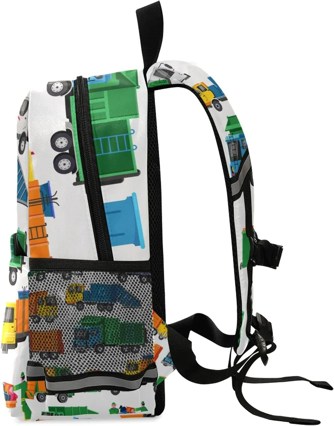 Garbage Truck Preschool Backpacks,Kid's Casual Travel Bookbag with Leash,Cute Toddler Backpacks for Boys and Girls