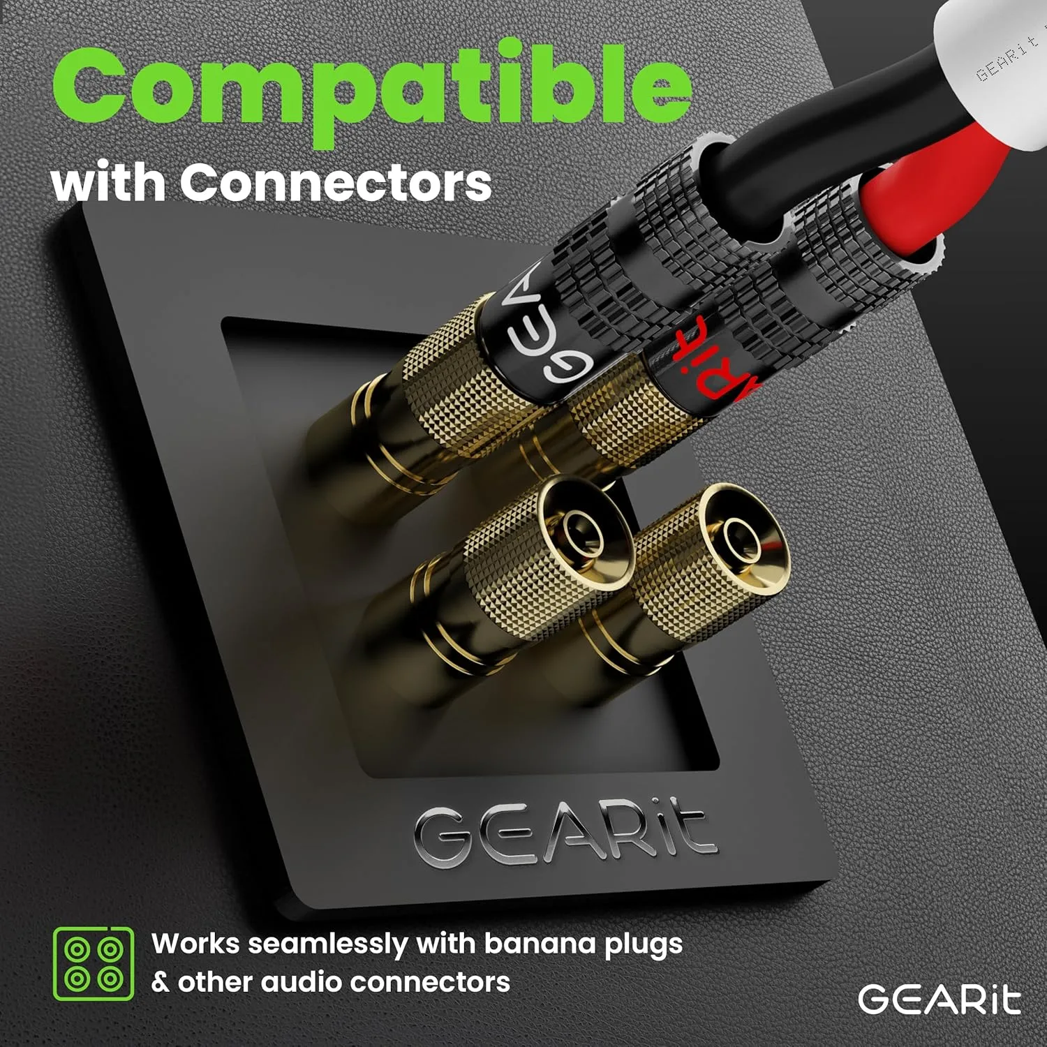 GEARit 14/2 Speaker Wire (200 Feet) 14 Gauge (Copper Clad Aluminum) - Fire Safety in Wall Rated Audio Speaker Wire Cable / CL2 Rated / 2 Conductors - CCA, 200ft