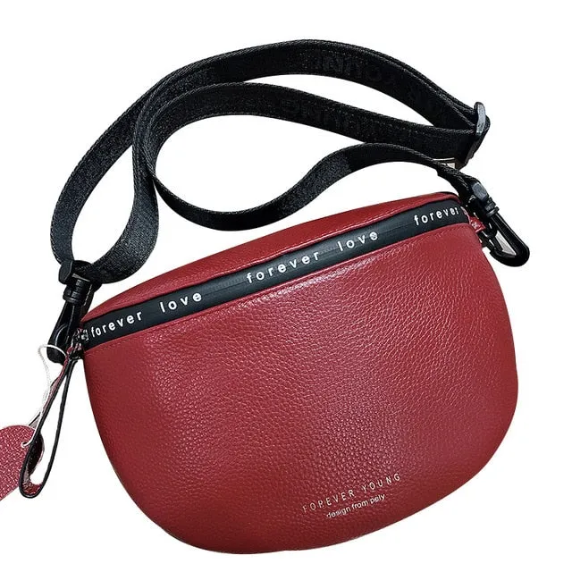 Genuine Leather Crossbody Bags Women Famous Brand Female Shoulder Bag Fashion Wide Shoulder Strap Soft Small Women Bag Bolsa sac