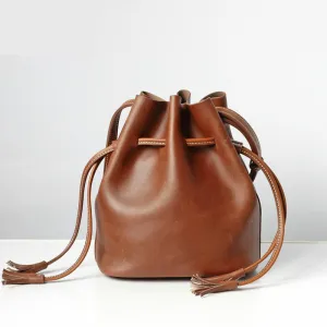 Genuine Leather Ladies Bucket Bag Genuine Leather Ladies Bucket Bag