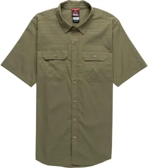 Gerry Men's Short Sleeve Woven Quick Dry Shirt (Olive, Medium)