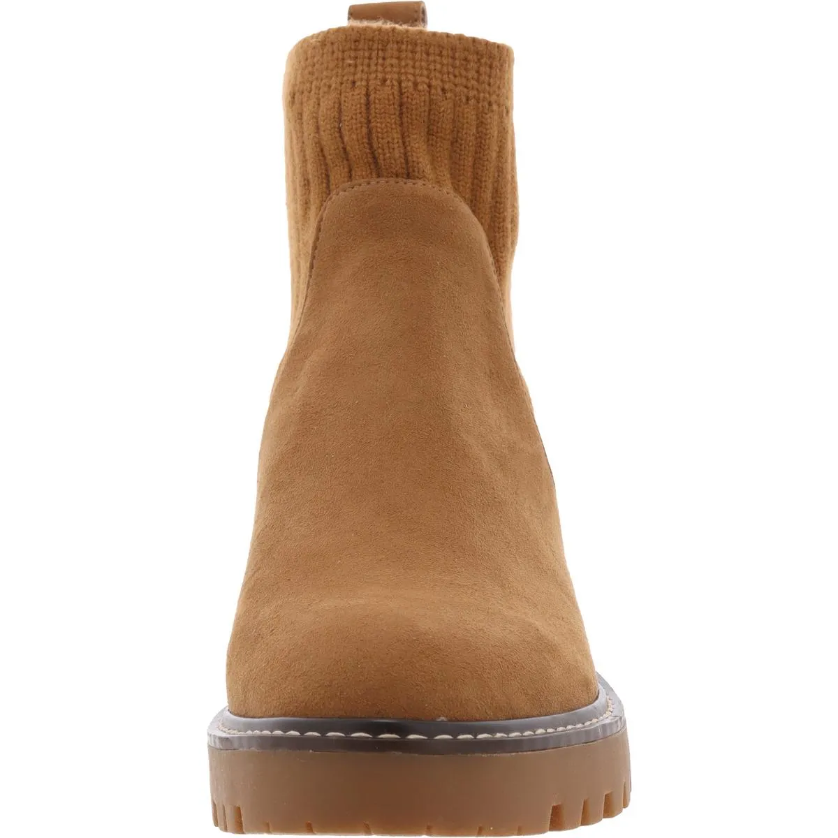 Giani Bernini Womens Ribbed  Combat & Lace-Up Boots