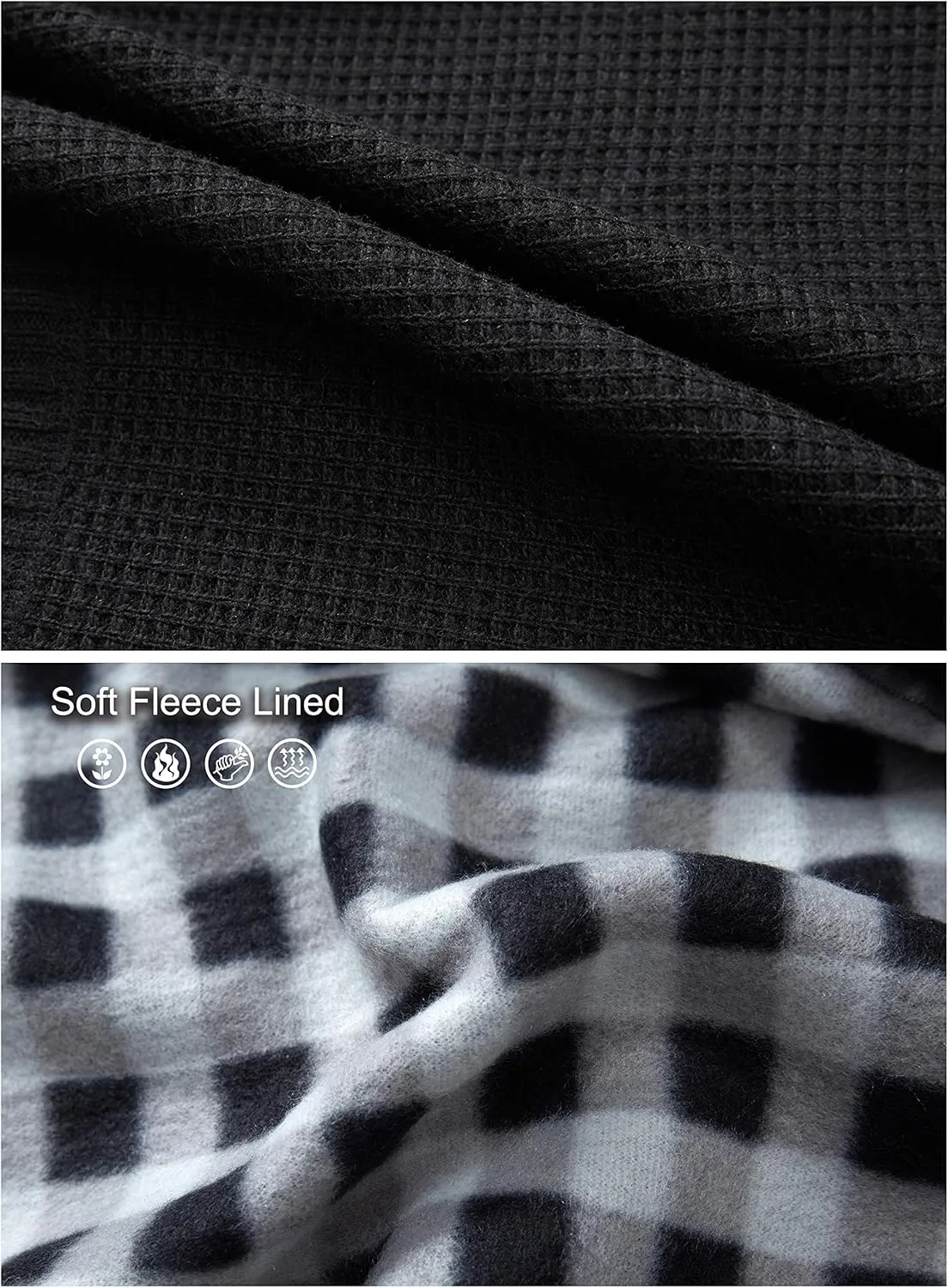 Gioberti Men's Knitted Regular Fit Full Zip Cardigan Sweater with Soft Brushed Flannel Lining