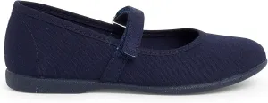Girls Riptape Canvas Mary Janes
