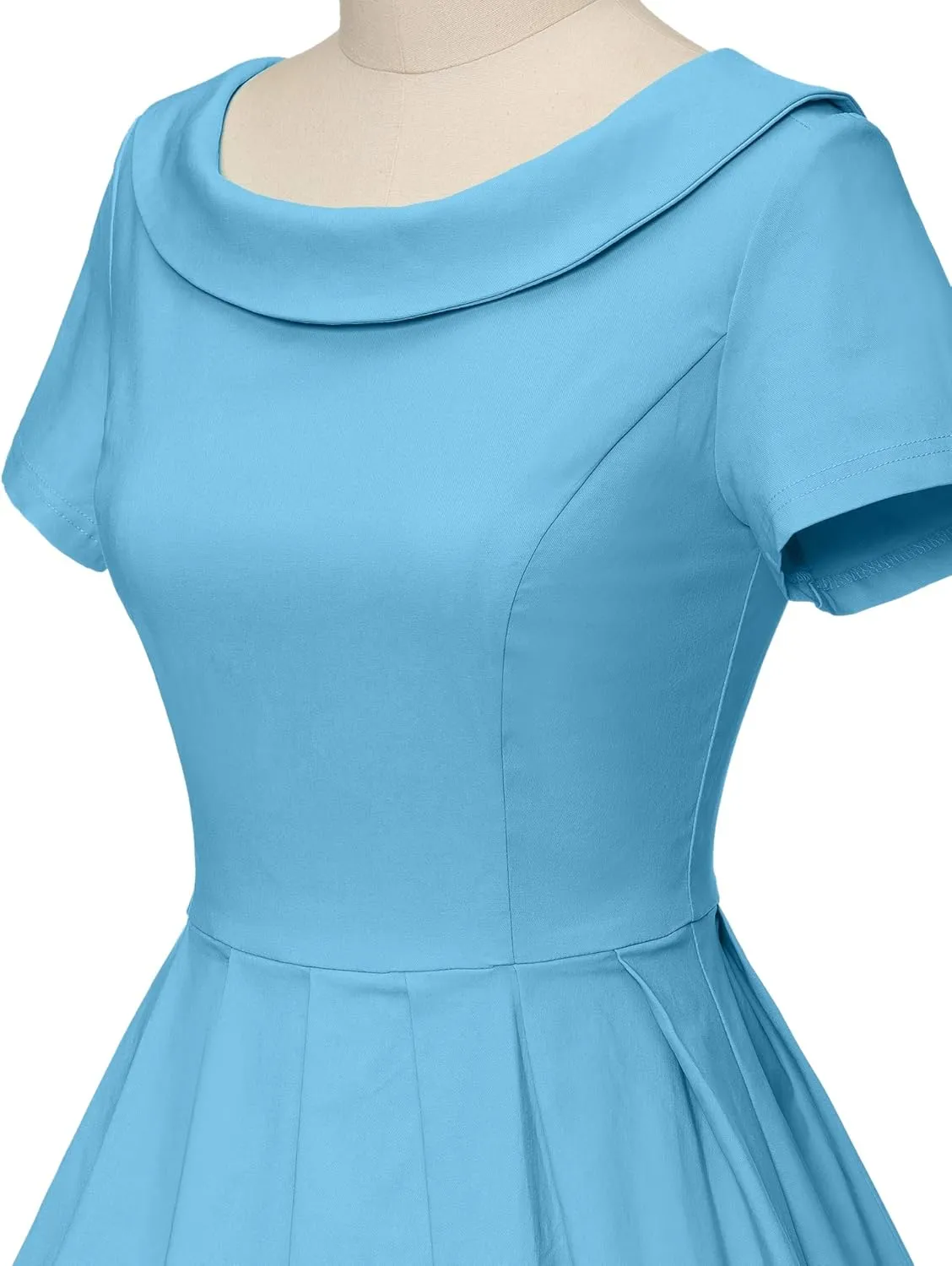 GownTown 1950s Vintage Womens Dress Bowknot Audrey Hepburn Style Party Dresses