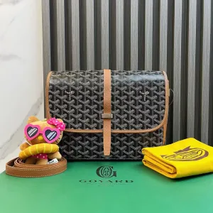 Goyard Preloved Black Messenger Bag