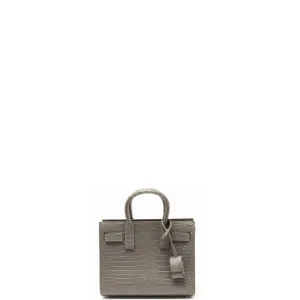 GREY - CROC SAC ESMEE CLASSIC BAG Beautiful Reduced price DE NANO JOUR