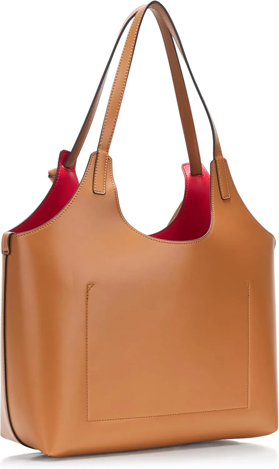 Halston Brooke Calf Magnetic Snap Tote