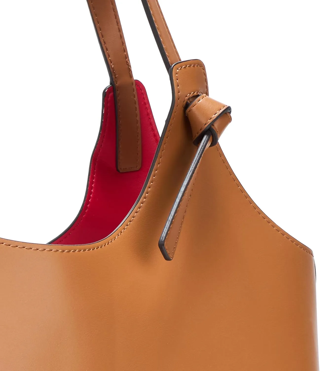 Halston Brooke Calf Magnetic Snap Tote