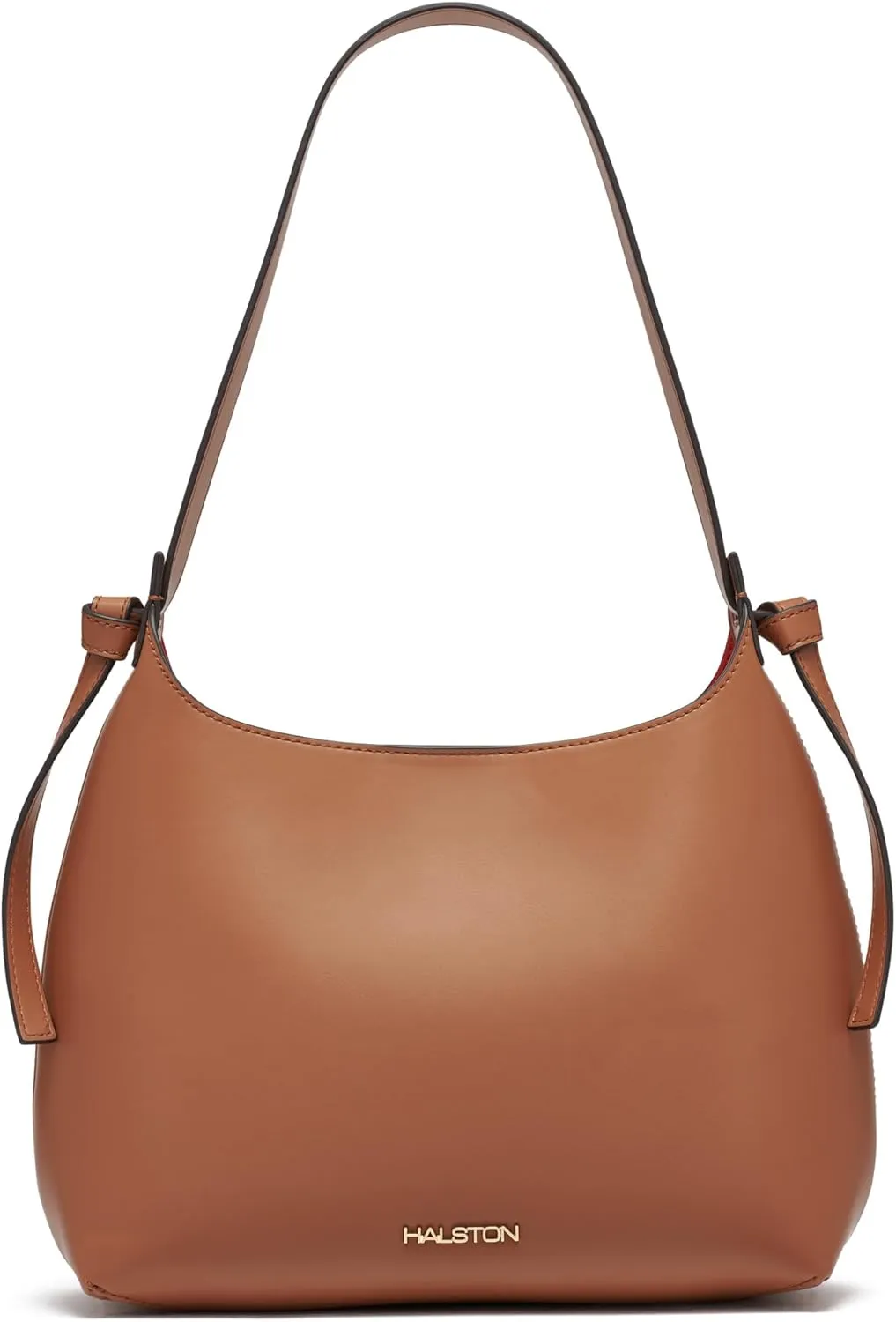 Halston Brooke Signature Logo Magnetic Snap Shoulder