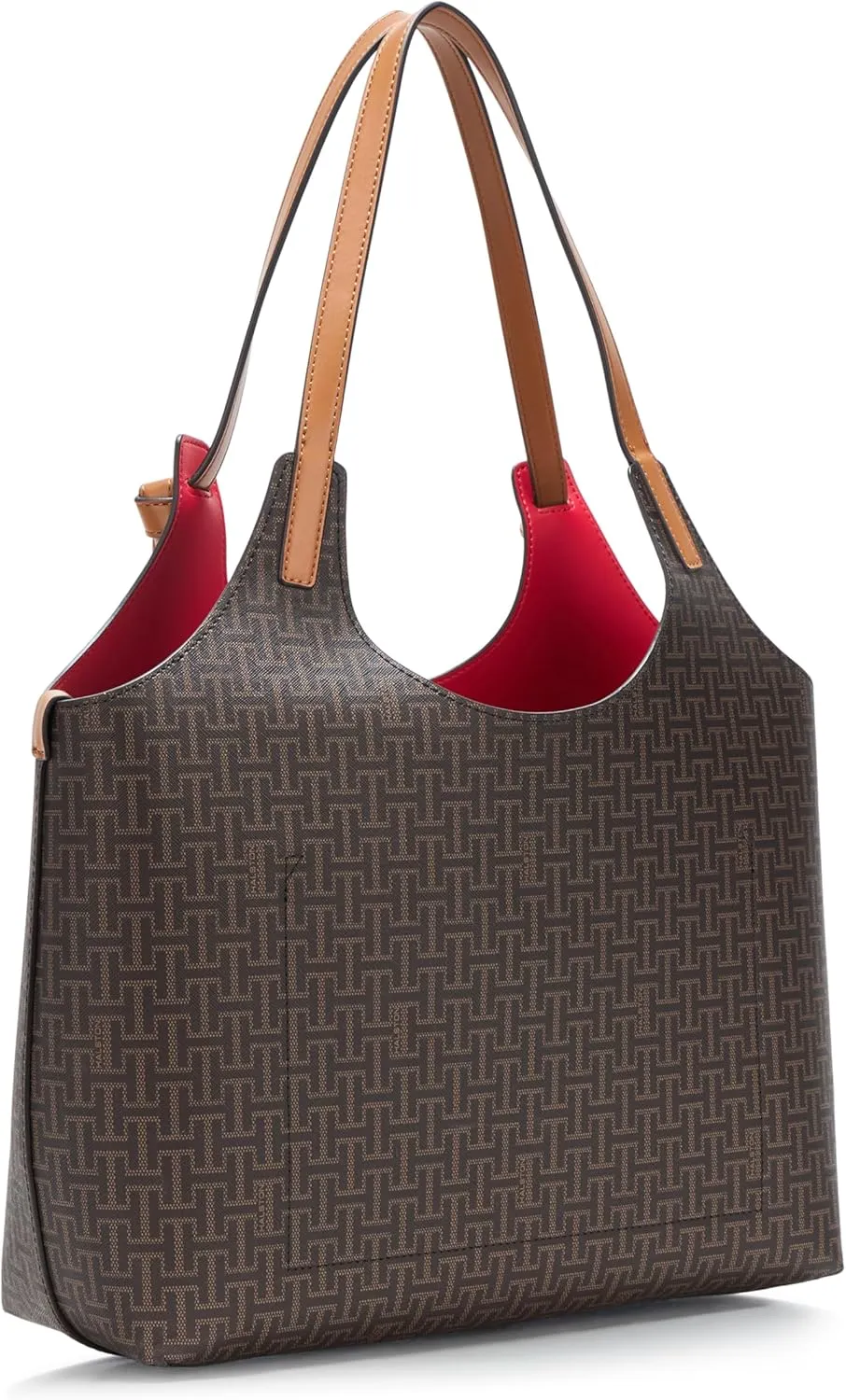 Halston Brooke Signature Logo Magnetic Snap Tote