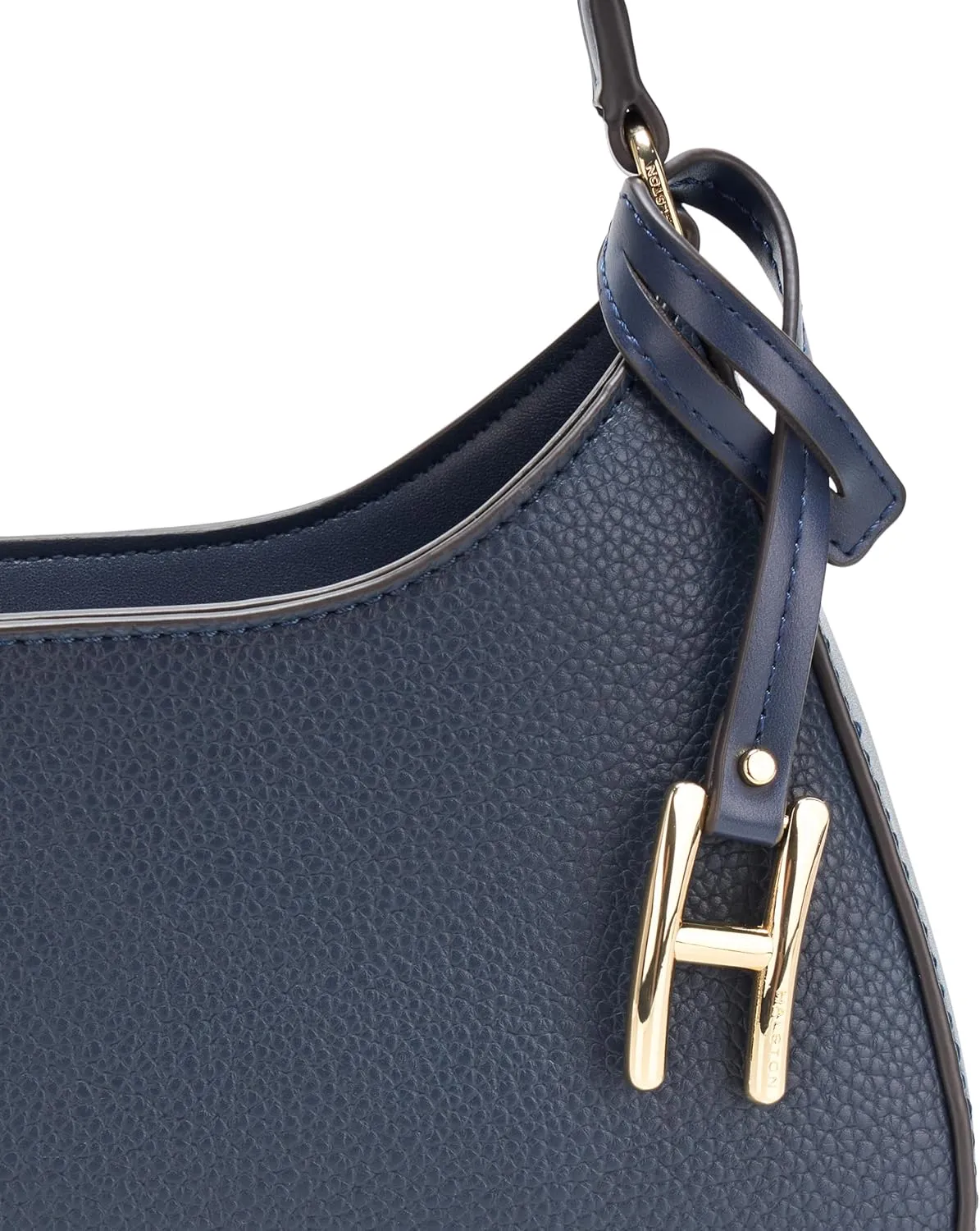 Halston Heidi Signature Logo Top Zip Shoulder