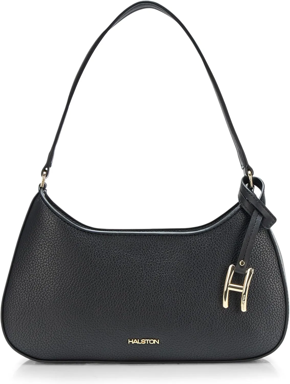 Halston Heidi Signature Logo Top Zip Shoulder