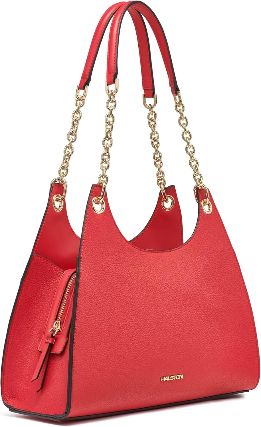 Halston Janis Rocky Road Top Zip Hobo