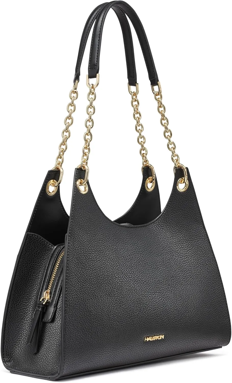 Halston Janis Rocky Road Top Zip Hobo